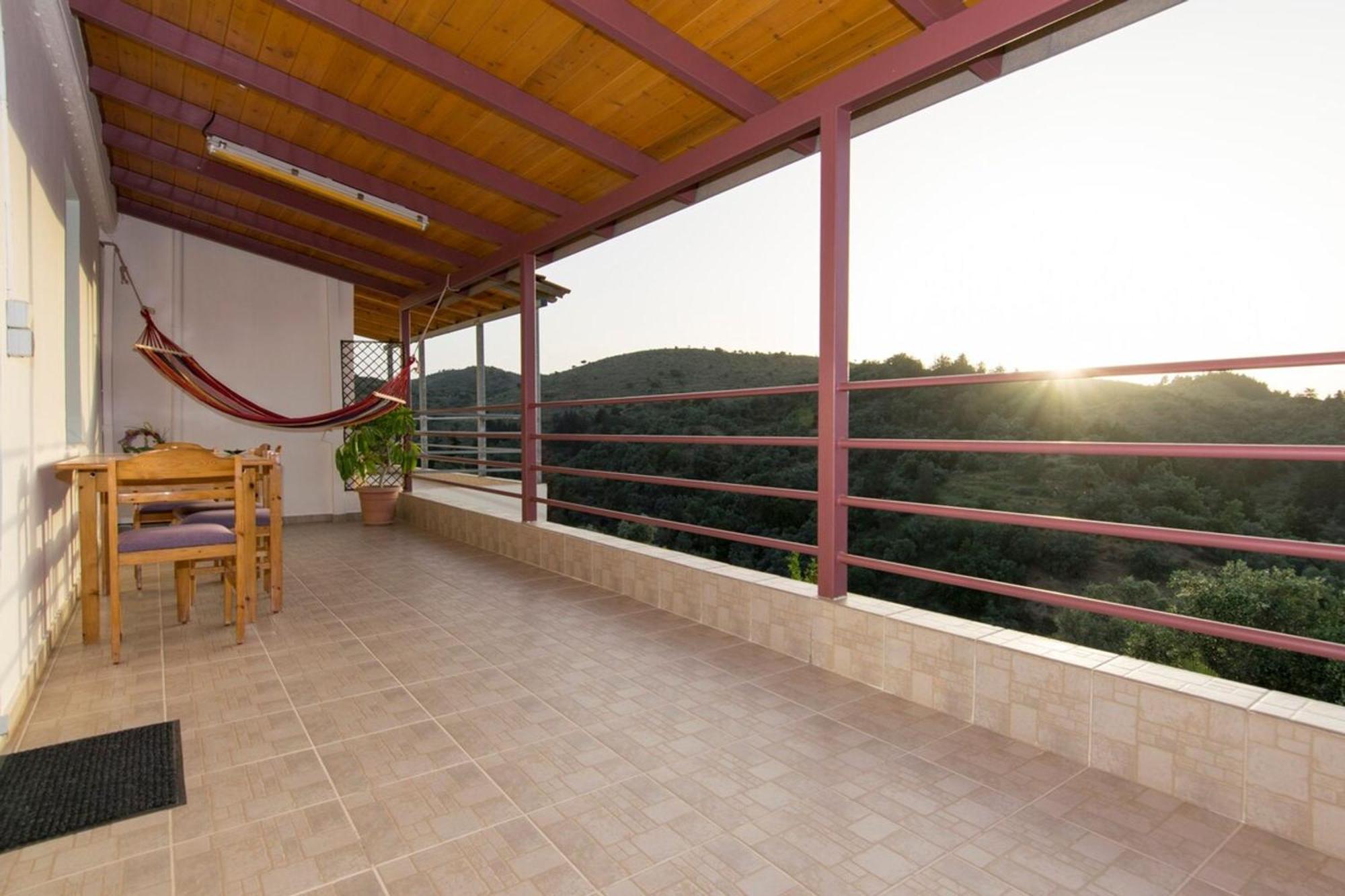 Aoria Traditional House With Stuning Mountain View Loulos Exterior foto