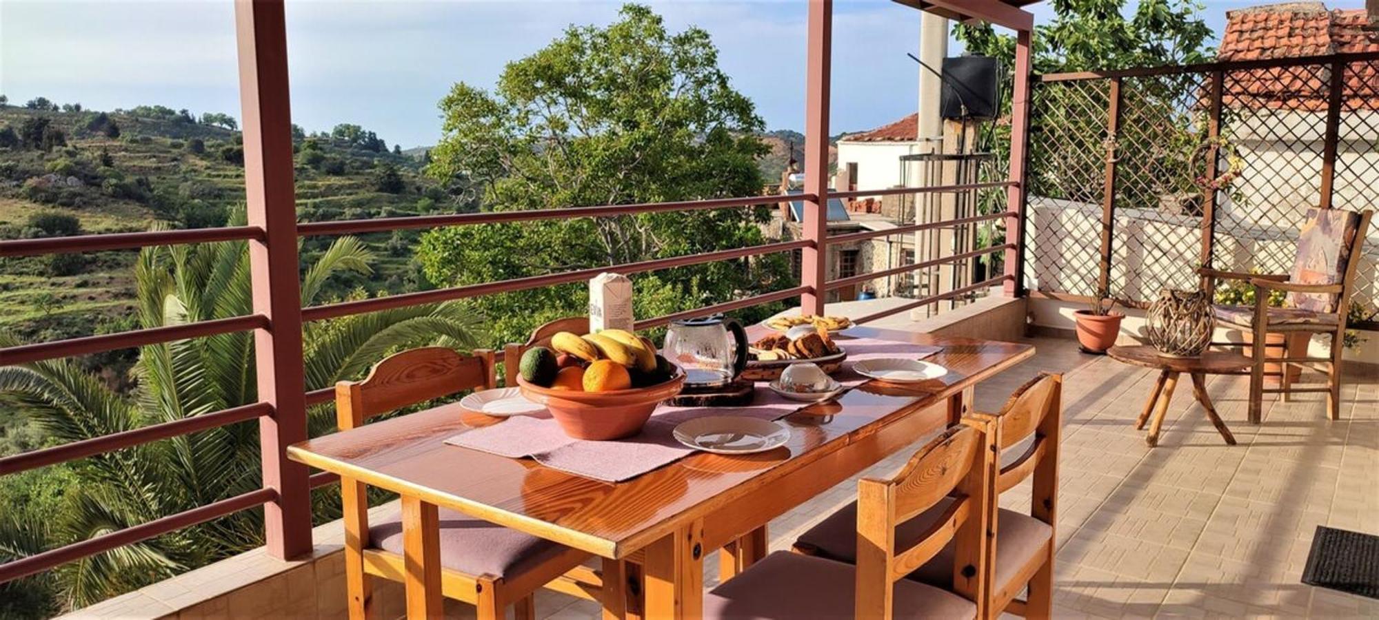 Aoria Traditional House With Stuning Mountain View Loulos Exterior foto